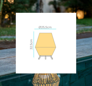 Candeeiro decorativo Sisine 30 | USO INTERIOR
