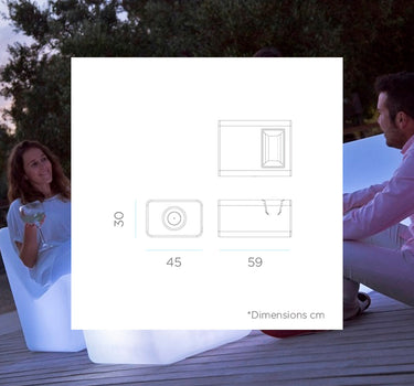 Mesa Tarida Tab com Luz