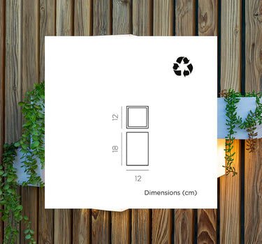 Aplique de parede com carga solar WALLY