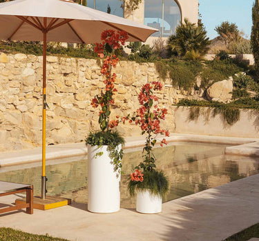 Vaso alto e redondo HORTENSIA 40 HIGH