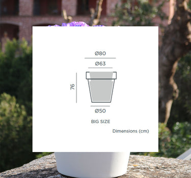 Vaso grande MAGNOLIA 80CM
