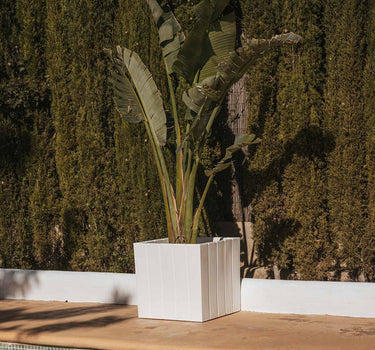 Floreira quadrada cor OLIVE 50