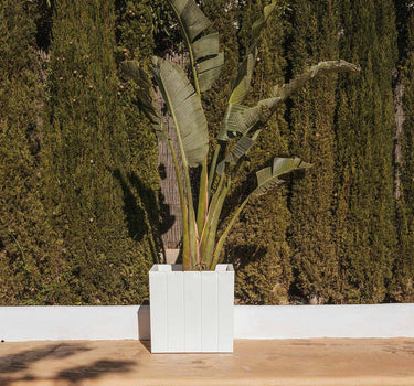 Floreira quadrada cor OLIVE 50