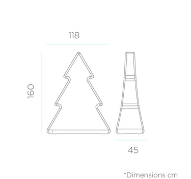 ÁRVORE DE NATAL PINUS 160 VERDE